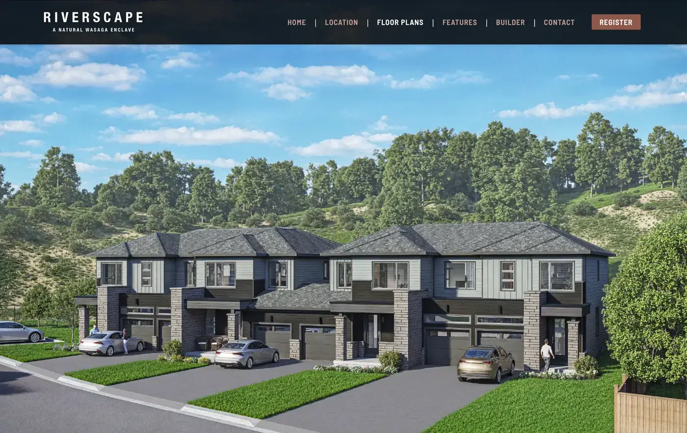 Riverscape by Upperview Homes — contractor website repair and performance results